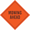 Brady Roll-Up Road Construction Sign, 48 in H, 48 in W, Mesh, Diamond, English, 56818 56818 - alternate 1